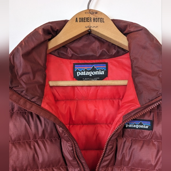 Patagonia Down Sweater - red SZ S - Picture 5 of 5